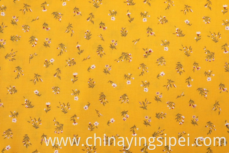 Eco-friendly challis custom printed fabric design shirt print fabrics